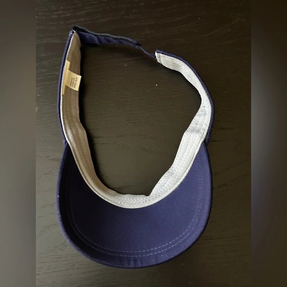 2 New Balance navy blue visors
